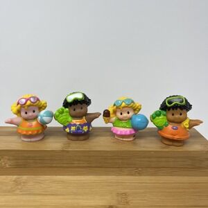 Fisher Price Little People Chunky Beach Day Lot Of 4